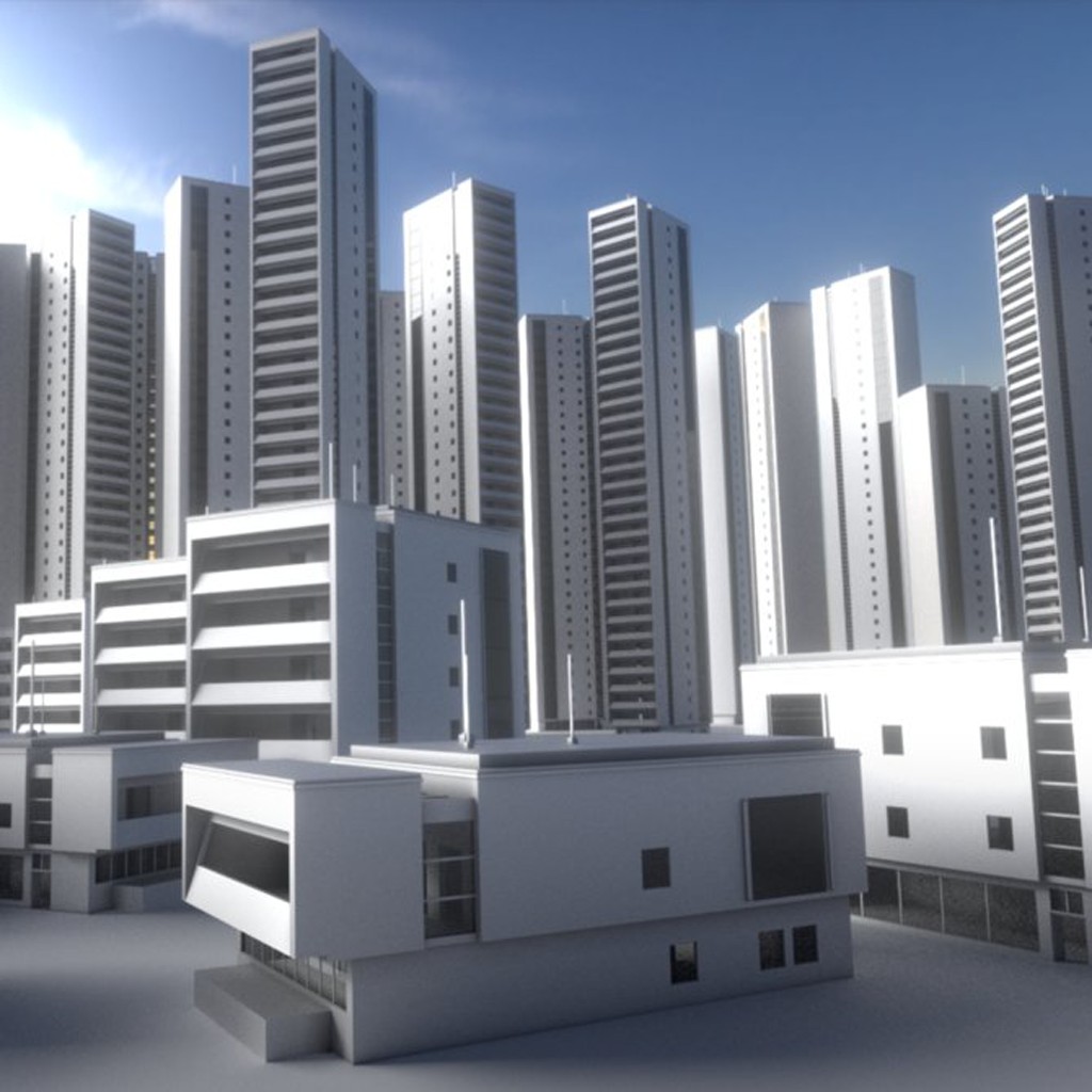 Residential Building Set preview image 2